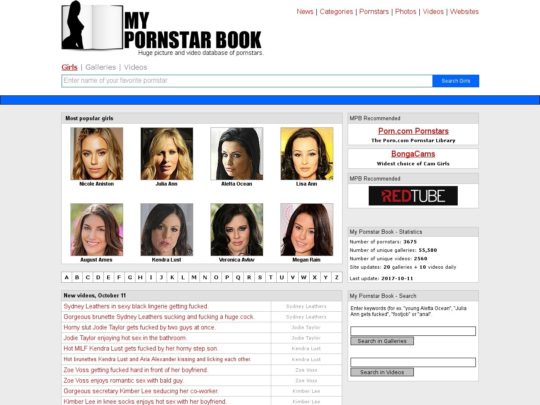 MyPornstarBook